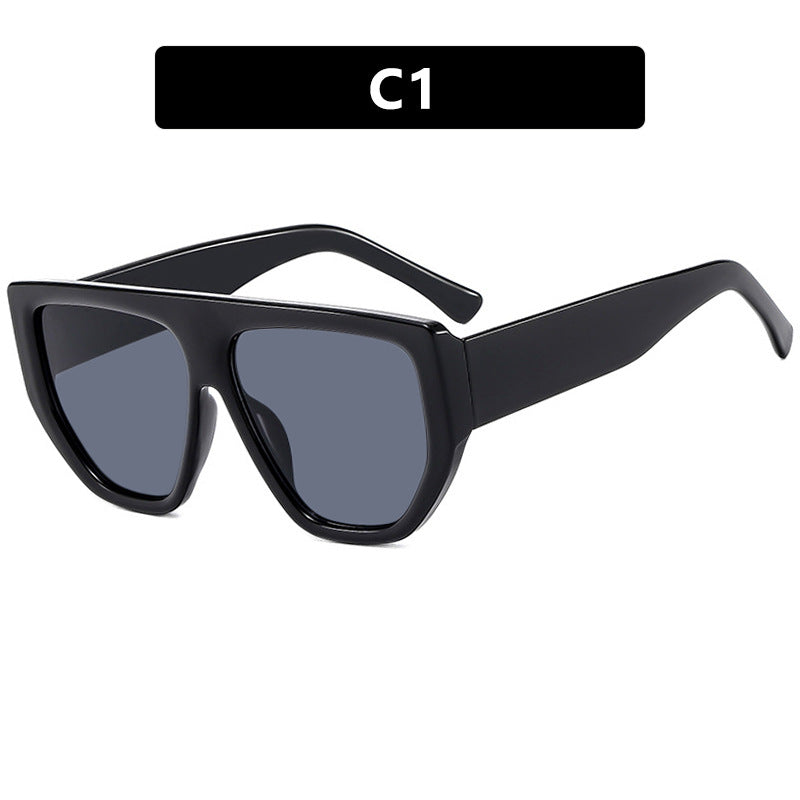 Damen modische Oversized-Sonnenbrille mit innovativem Rahmen Karnz