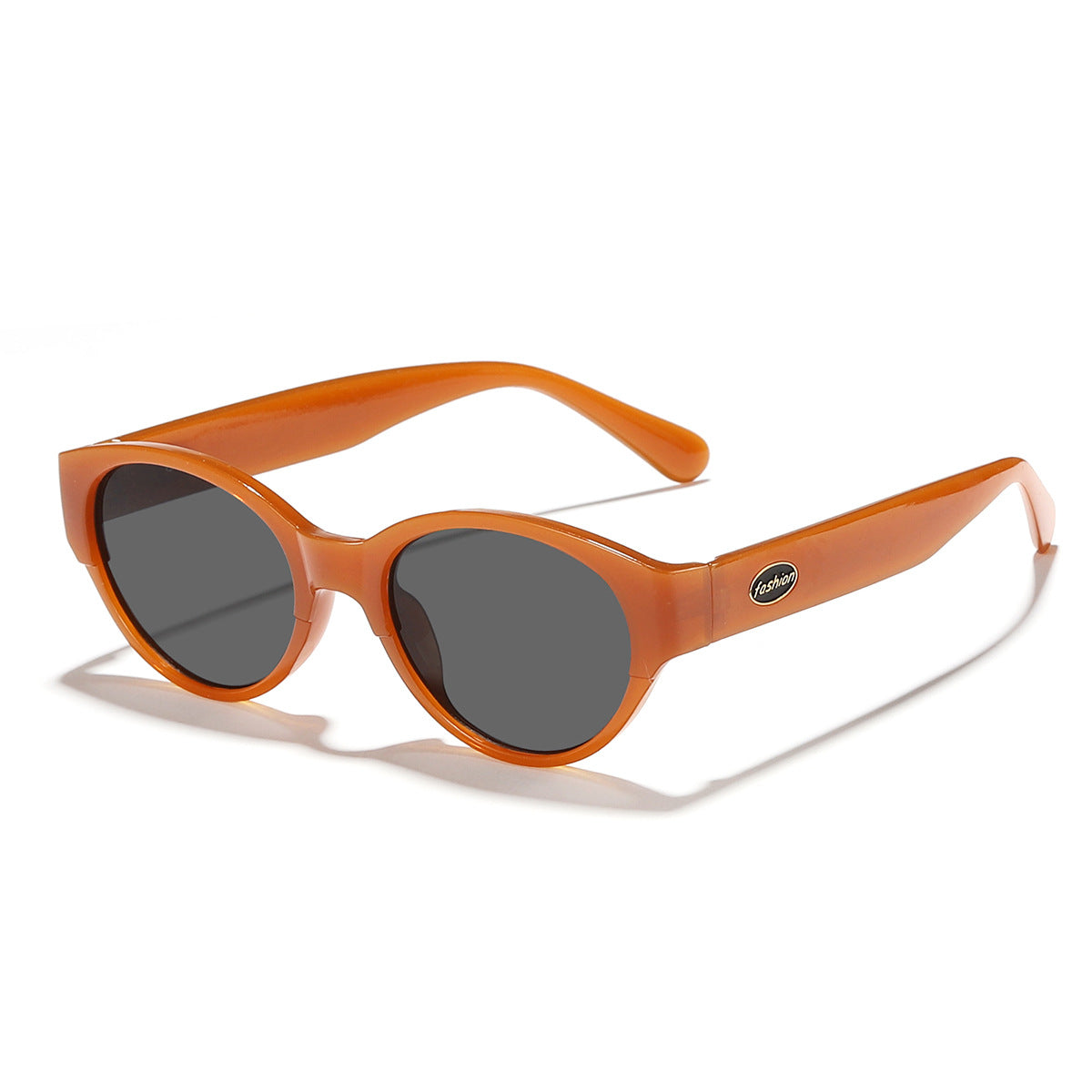 Damen modische Sonnenbrille mit transparentem Rahmen und ergonomischem Design Karnz
