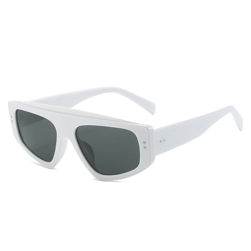 Damen Übergroße Sonnenbrille im trendigen Animal-Print Design Karnz