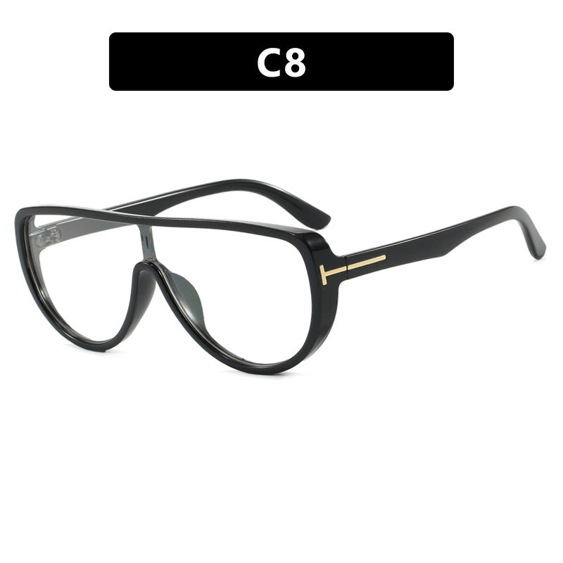 Damen elegante Oversized-Sonnenbrille mit markantem Design und UV-Schutz Karnz