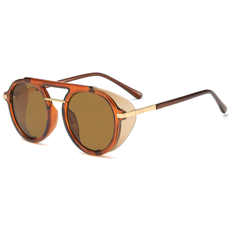 Damen extravagant geformte Sonnenbrille Karnz