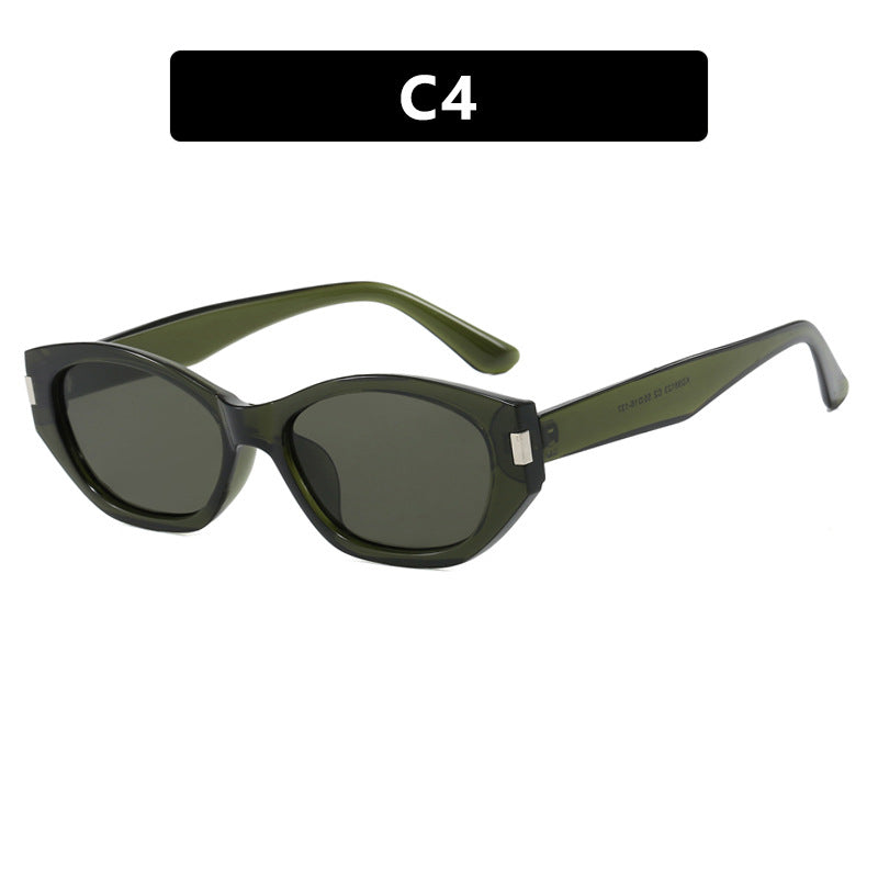 Damen modische Katzenaugen-Sonnenbrille mit eleganten Gläsern Karnz