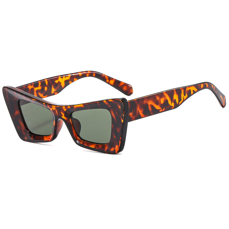 Damen trendige Sonnenbrille mit kantigem Design Karnz