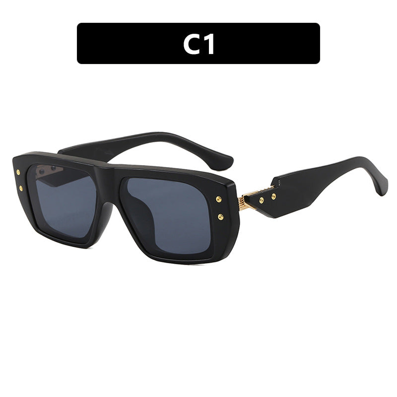 Damen modische quadratische Brille mit mehrfarbigem transparentem Rahmen Karnz