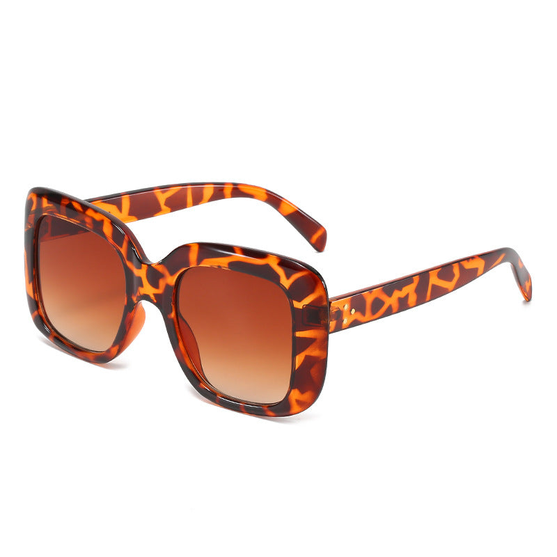 Damen oversized quadratische Sonnenbrille mit hochwertigem Kunststoffrahmen Karnz