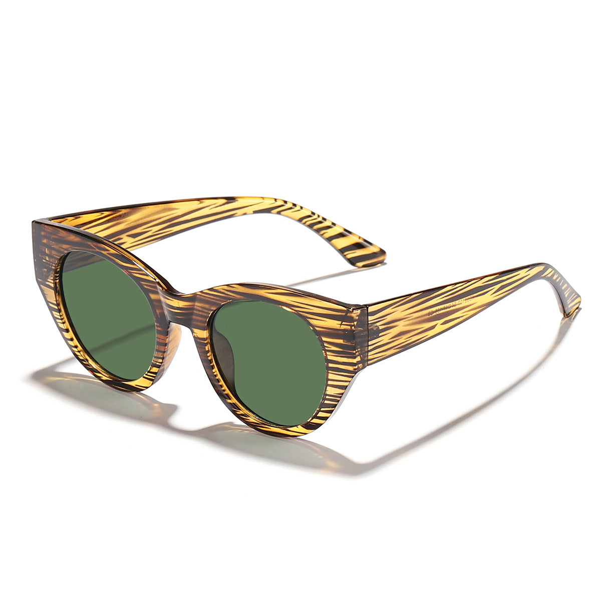 Damen modische Sonnenbrille mit einzigartigem Leoprint Karnz