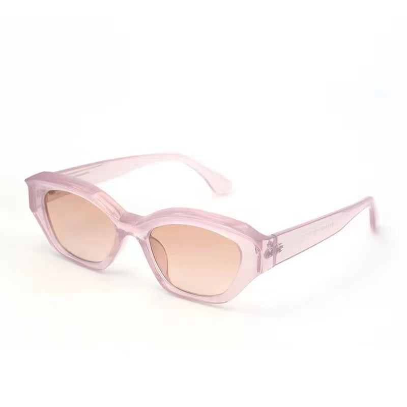 Damen Designer-Sonnenbrille mit markantem polygonalen Rahmen und UV-Schutz Karnz