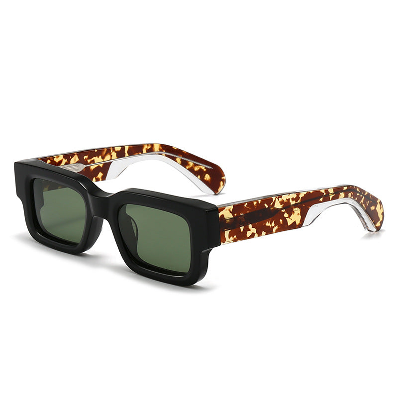 Damen modische Sonnenbrille im stilvollen Blockrahmen-Design Karnz
