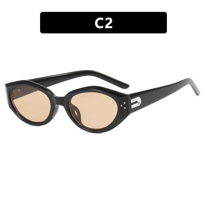 Damen Cat-Eye Sonnenbrille mit elegantem Kunststoffrahmen Karnz