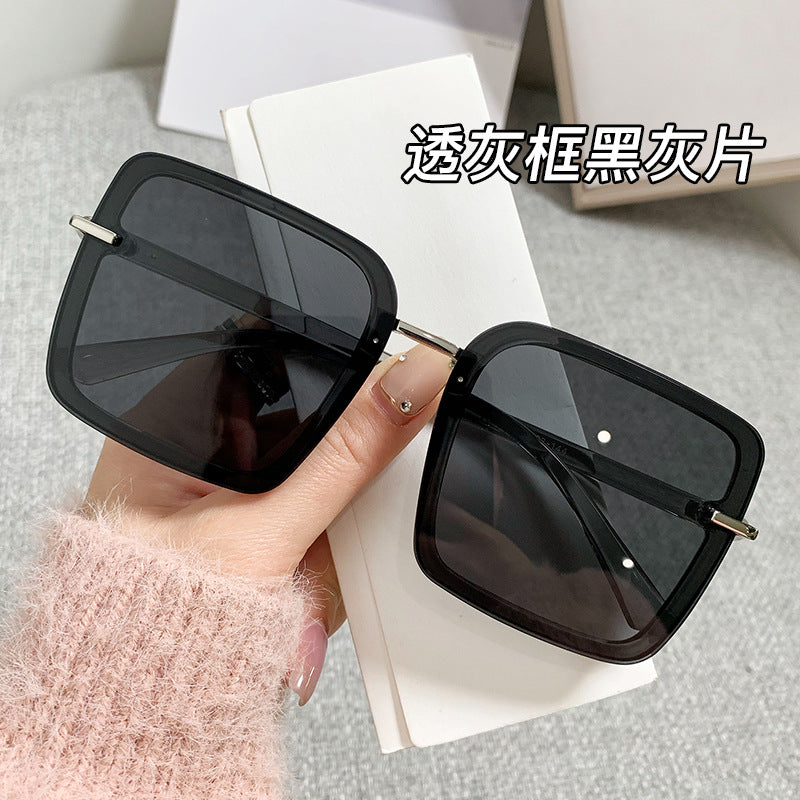 Damen trendige Sonnenbrille im modernen quadratischen Design Karnz