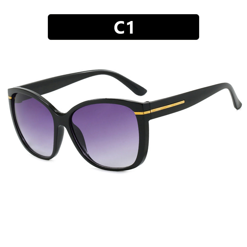 Damen oversized Sonnenbrille mit elegantem Kunststoffrahmen und schützendem UV-Filter Karnz