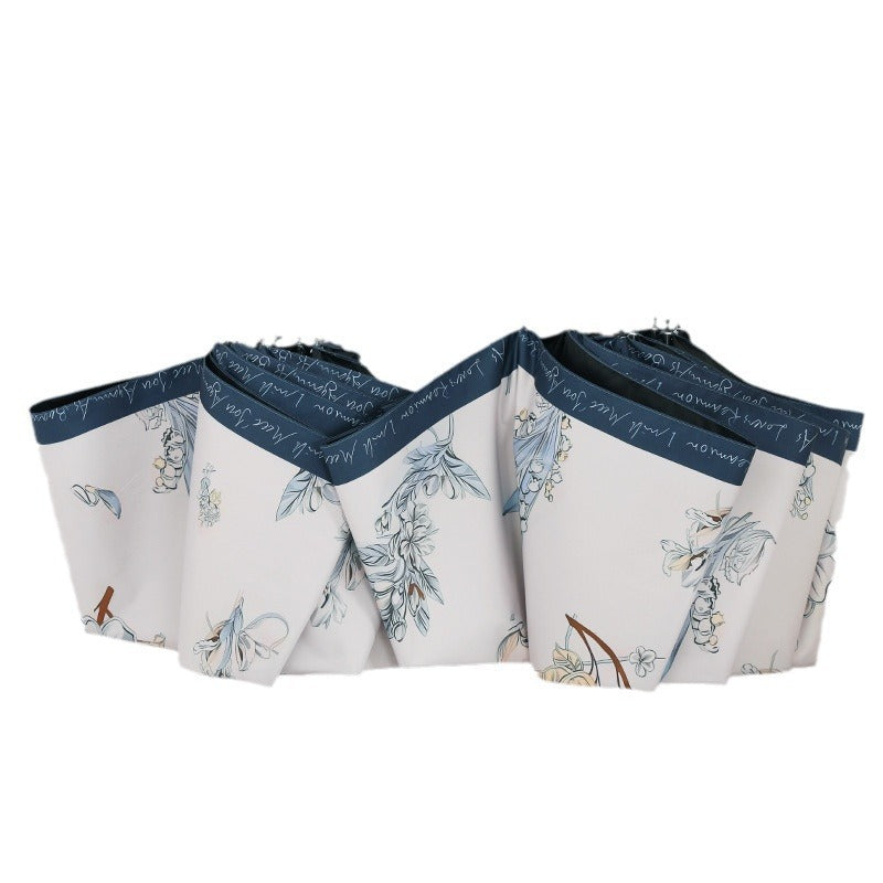Damen Faltbarer Regenschirm mit elegantem Blumenmuster Karnz