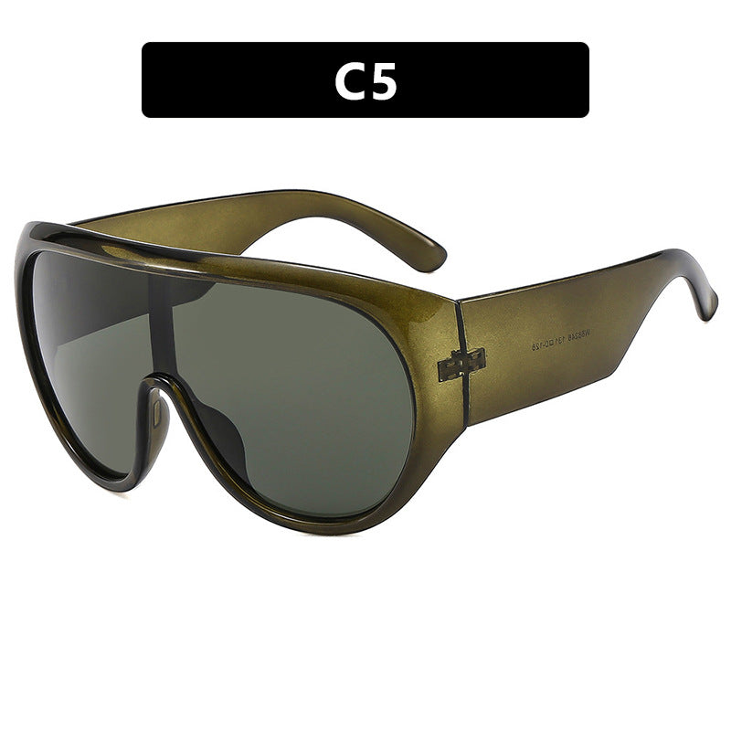 Damen sportliche Sonnenbrille im aerodynamischen Design mit breitem Sichtfeld Karnz