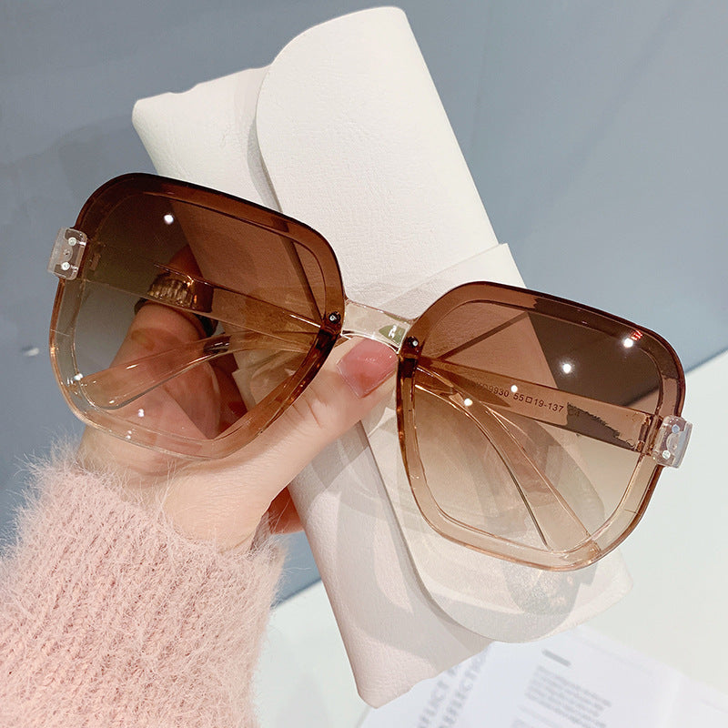Damen elegante oversized Brille Karnz