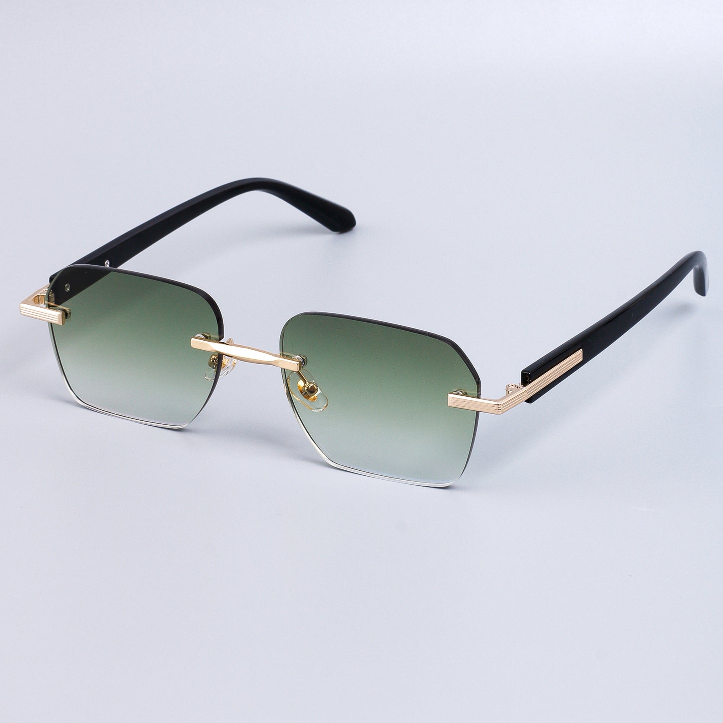 Damen modische Sonnenbrille mit elegantem Metallrahmen und robusten Gläsern Karnz