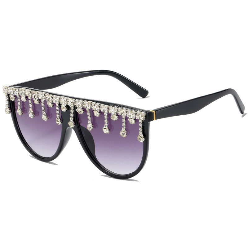 Damen Dekorative Glamour-Sonnenbrille Karnz