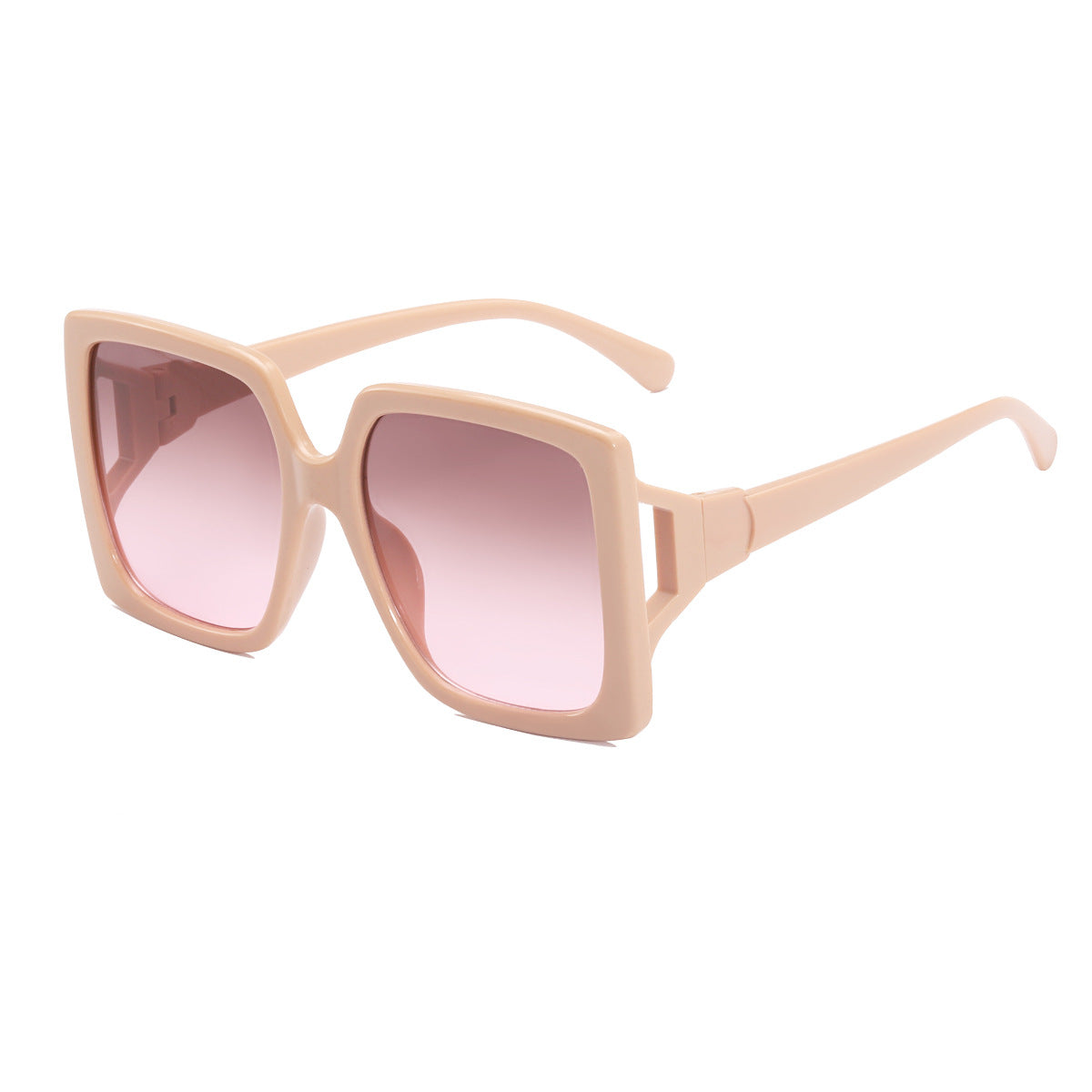 Damen modische oversized Sonnenbrille mit Gradient-Gläsern Karnz