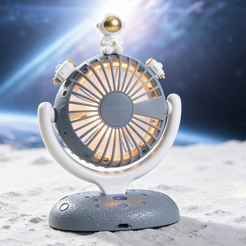 Damen Tragbarer USB Tischventilator mit kreativem Astronauten-Design Karnz