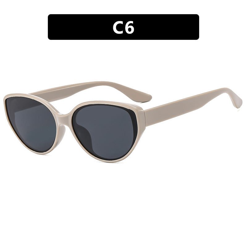 Damen modische Sonnenbrille mit einzigartiger Katzenaugenform Karnz