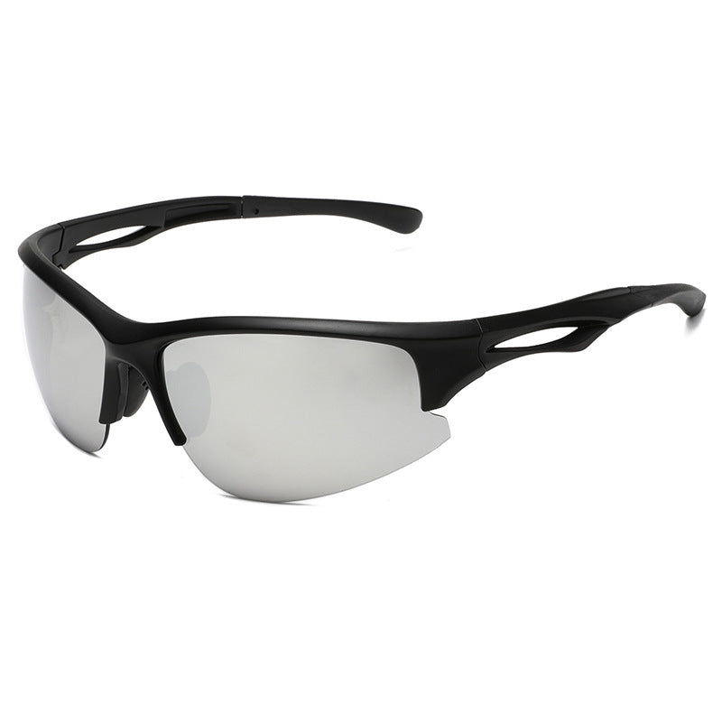Damen Sportliche Sonnenbrille mit aerodynamischem Design und polarisierten Gläsern Karnz