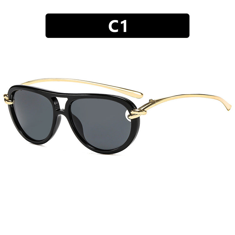 Damen Retro-Sonnenbrille mit elegantem Rahmen und polarisierten Gläsern Karnz
