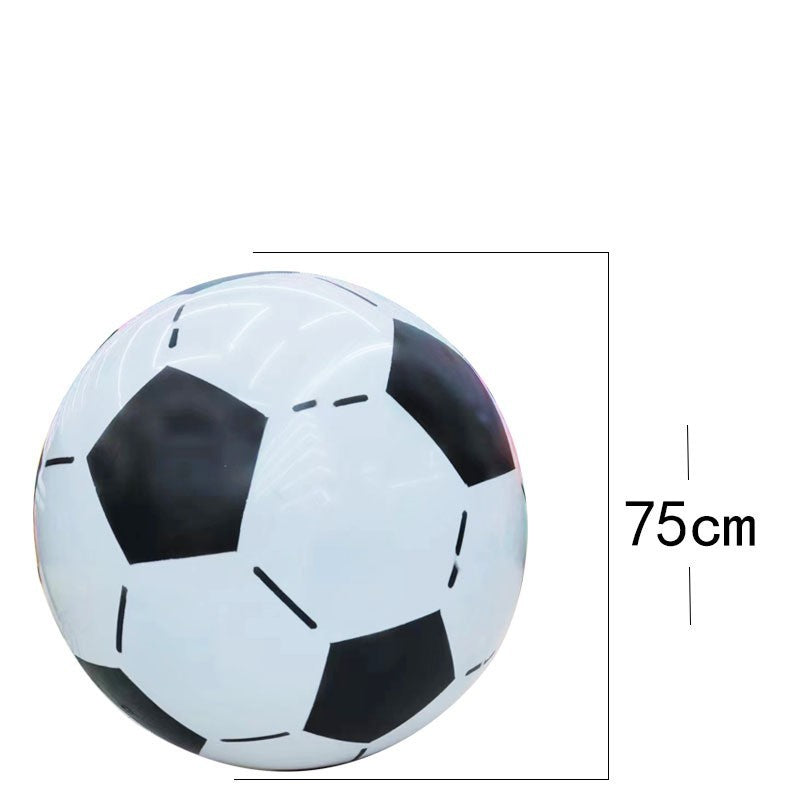 Unisex Aufblasbarer Fußballspielball mit großem Durchmesser Karnz