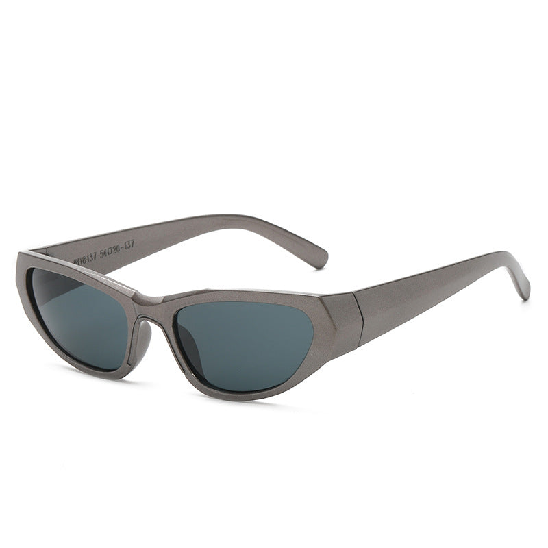 Damen stylische geometrische Sonnenbrille im modernen Design Karnz