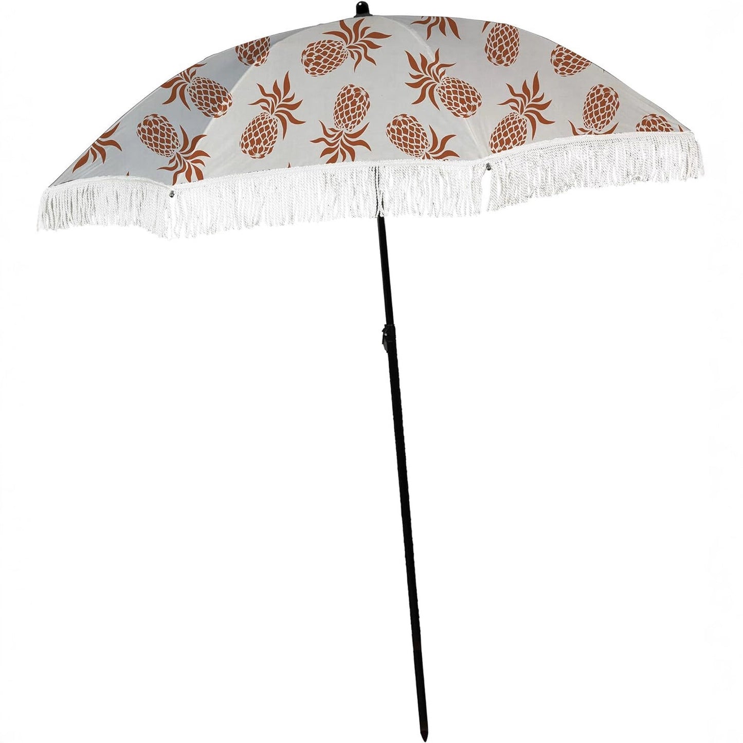 Damen Strand-Sonnenschutzschirm mit elegantem Fransen-Design Karnz