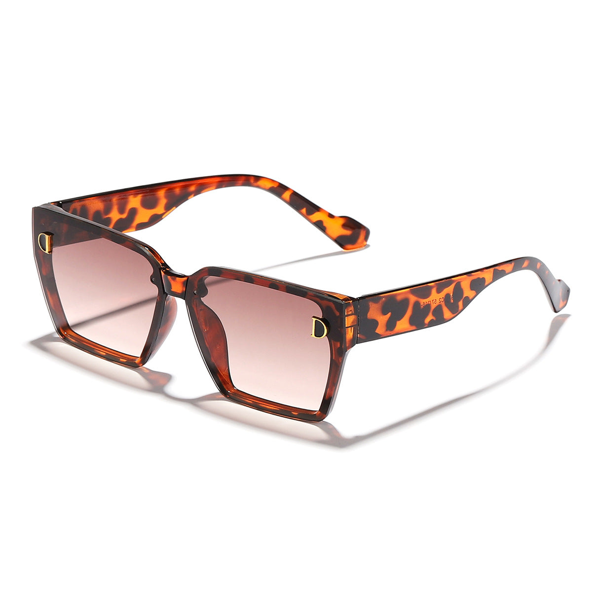Damen modische Sonnenbrille im einzigartigen Design mit übergroßen Gläsern Karnz