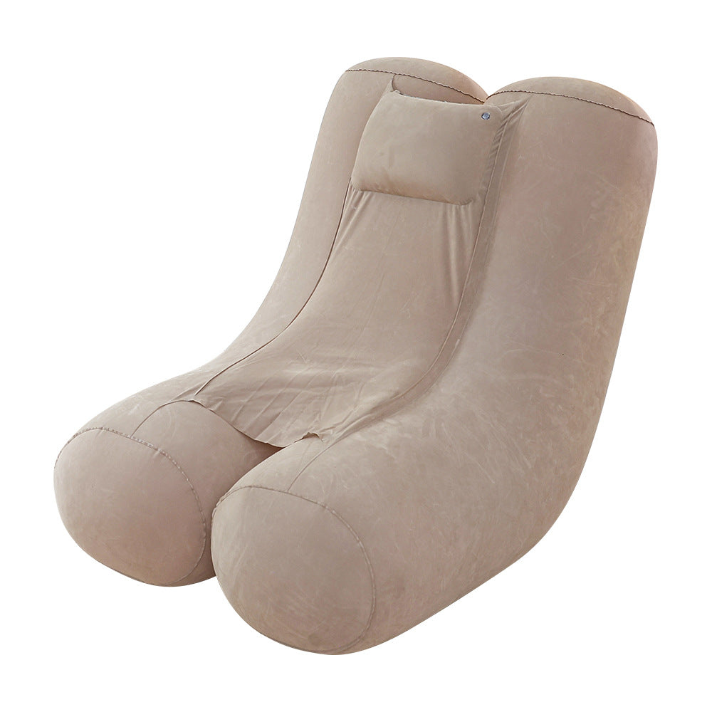 Damen Ergonomische Aufblasbare Relaxliege mit Kopfstütze Karnz
