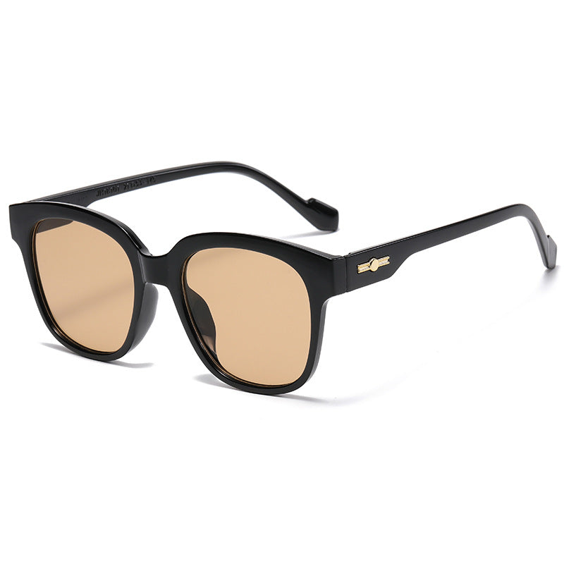 Damen Quadratische Sonnenbrille im eleganten Schildpatt-Design Karnz
