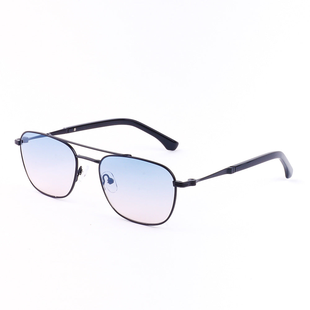 Damen modische Sonnenbrille mit minimalistischem Rahmen und graduierten Gläsern Karnz