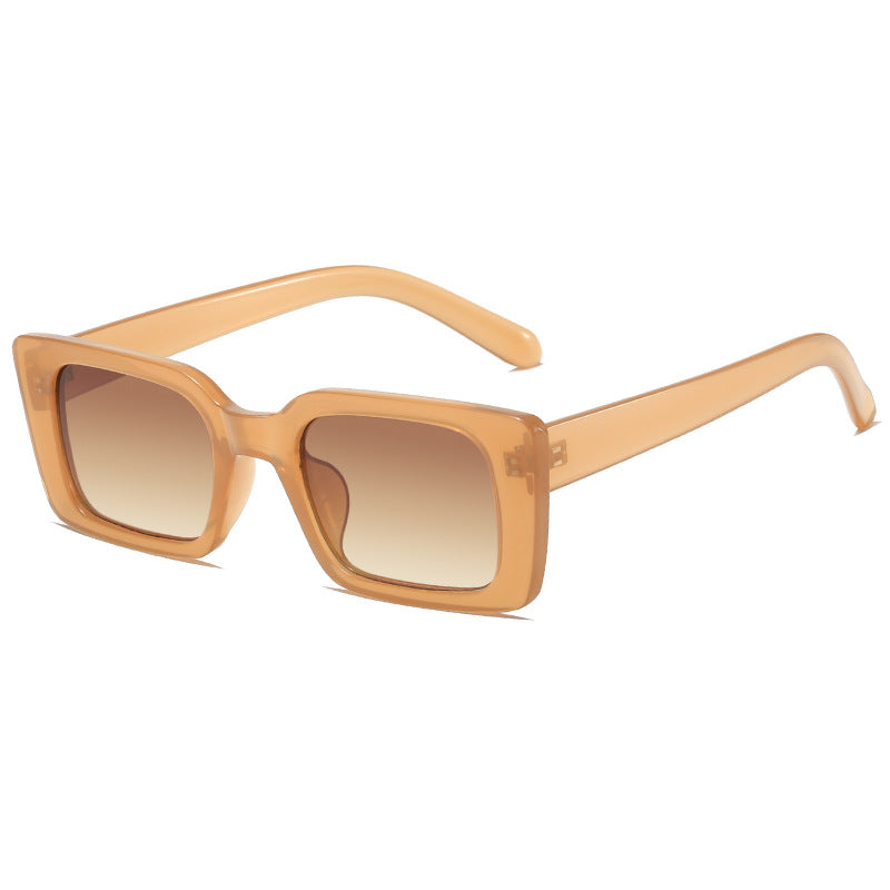Damen modische quadratische Sonnenbrille mit UV-Schutz Karnz
