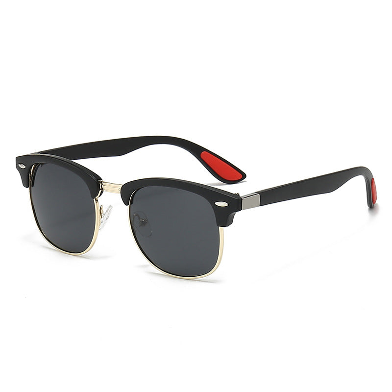 Damen stilvolle Retro-Sonnenbrille mit markantem Rahmen Karnz