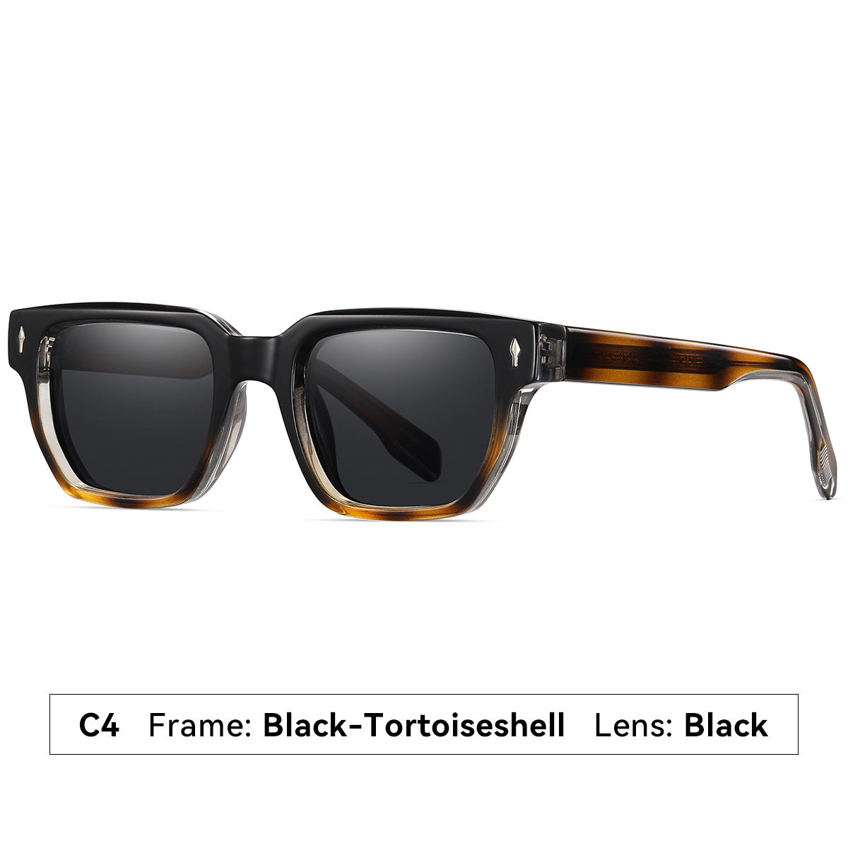 Damen Sonnenbrille im modernen, eleganten Quadratdesign Karnz