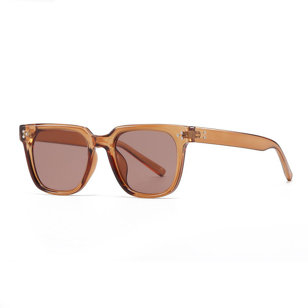 Damen modische Sonnenbrille mit robustem Rahmen und UV-Schutz Karnz