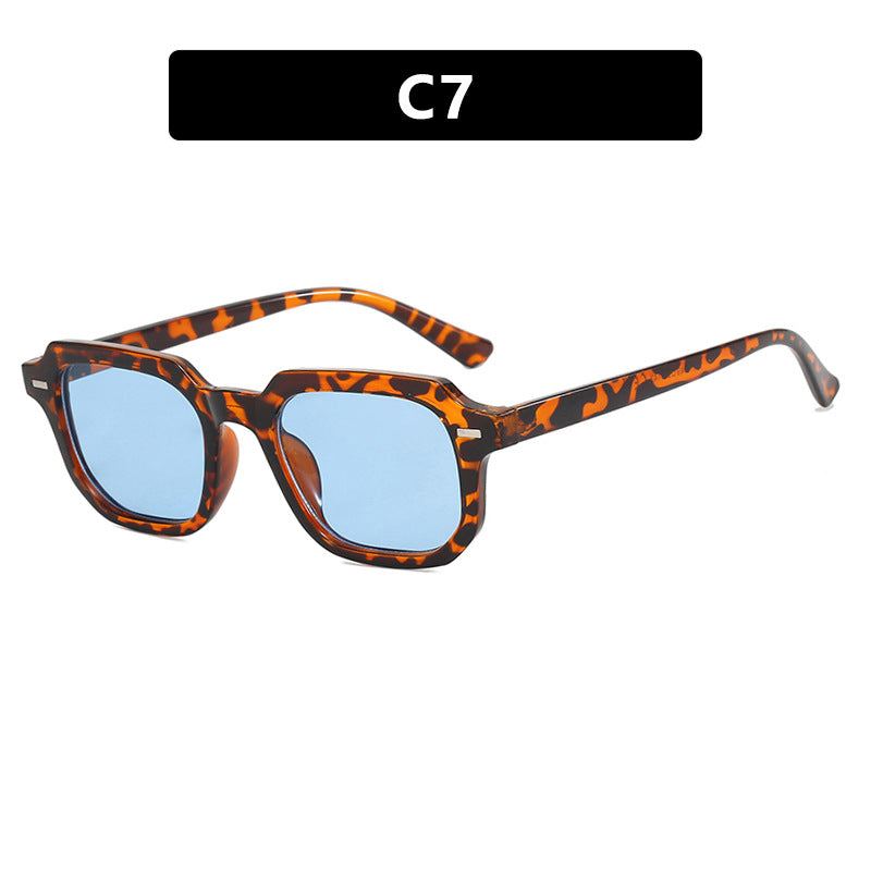 Damen quadratische Sonnenbrille mit stilvoller Rahmenstruktur und UV-Schutz Karnz