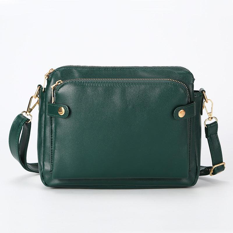 Damen Multifunktionale Handtasche aus hochwertigem Leder mit verstellbarem Schultergurt Karnz