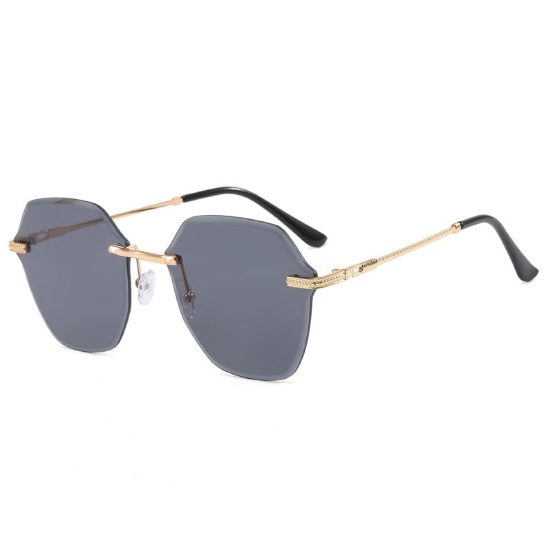 Damen modische Sonnenbrille im luxuriösen Achteckdesign Karnz