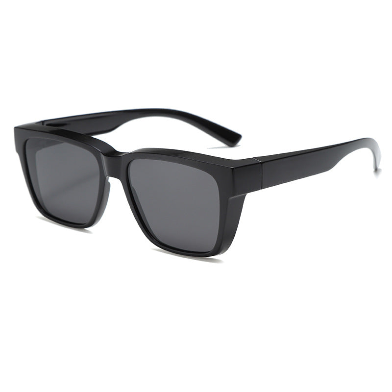 Damen moderne quadratische Sonnenbrille mit robustem Rahmen Karnz