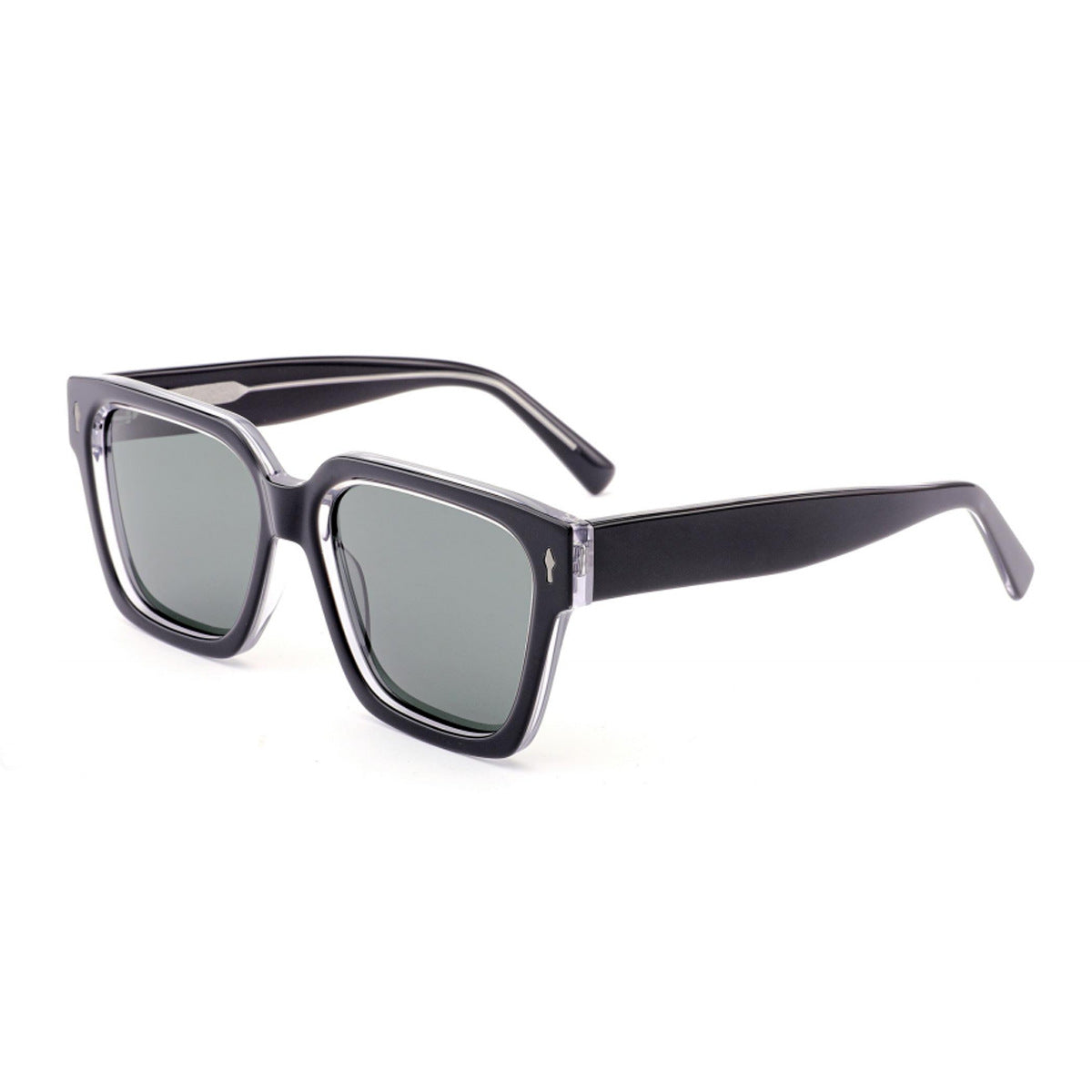 Damen modische Sonnenbrille mit robustem Rahmen und UV-Schutz Karnz
