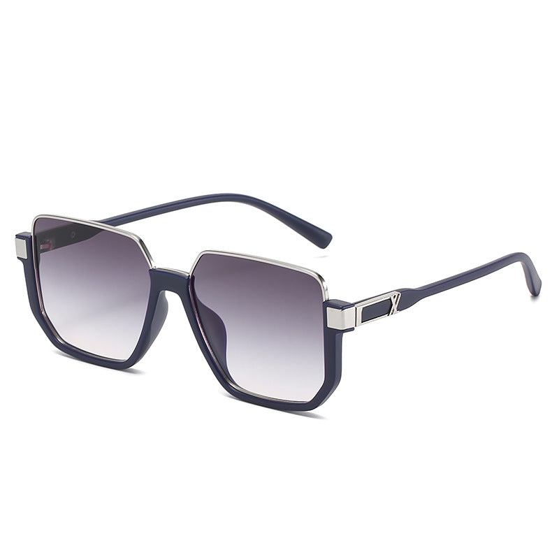 Damen moderne quadratische Sonnenbrille mit stylishem Rahmen Karnz