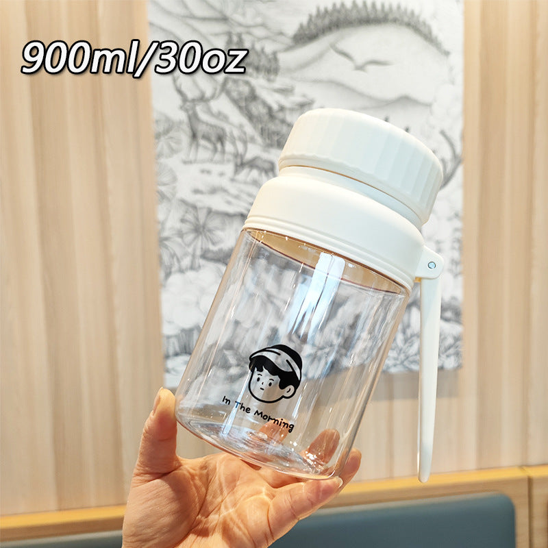 Damen kreative Trinkflasche mit praktischem Auslaufschutz Karnz