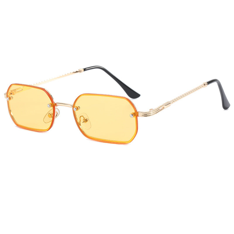Damen modische Achtkant-Sonnenbrille mit luxuriösen Metallrahmen Karnz