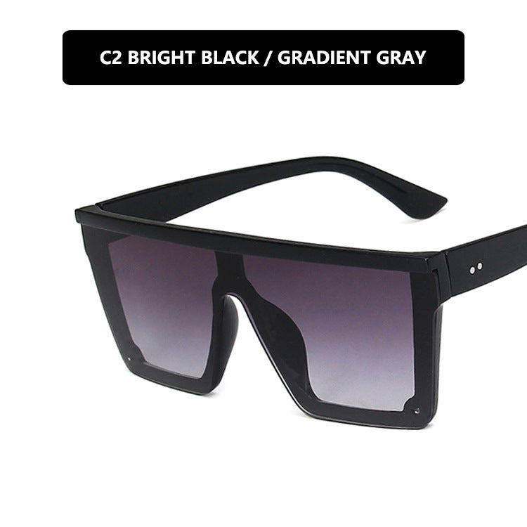Damen futuristische Sonnenbrille im schützenden Oversized-Format Karnz