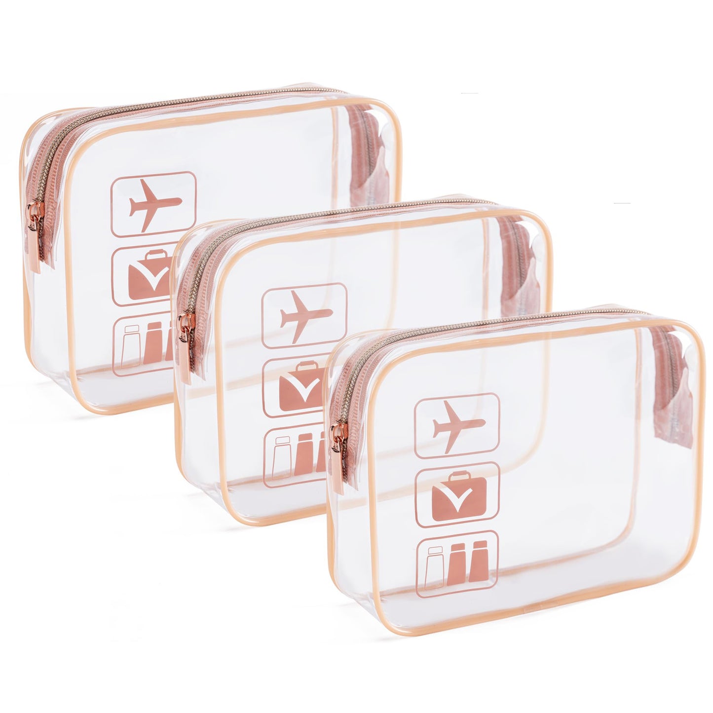 Unisex durchsichtige Reiseorganizer-Taschen Set Karnz