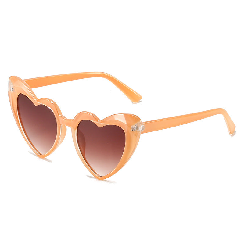 Damen Herzförmige Sonnenbrille im innovativen Design Karnz