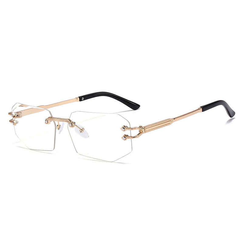 Damen modische Sonnenbrille mit elegantem achteckigem Rahmen Karnz