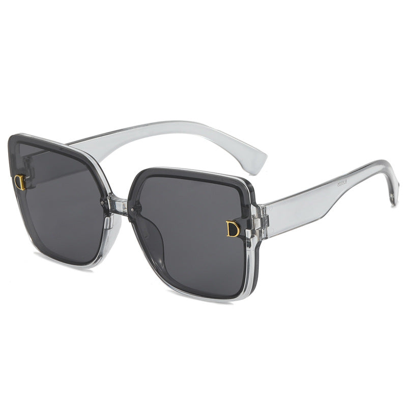 Damen modische quadratische Sonnenbrille im minimalistischen Design Karnz