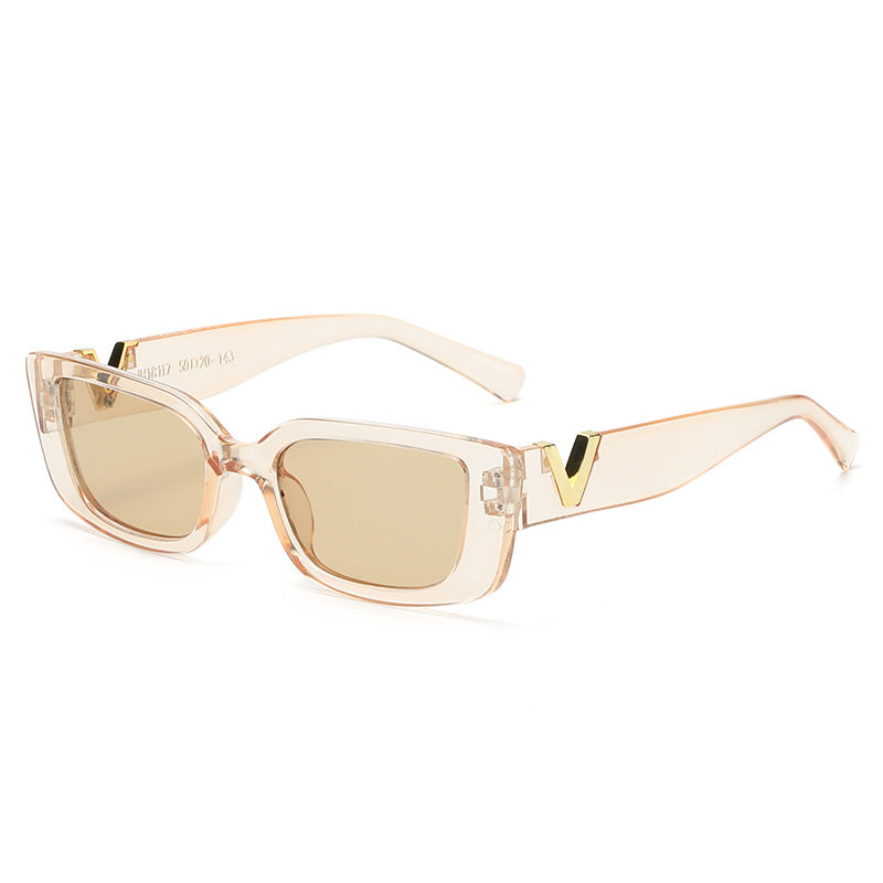 Damen modische Sonnenbrille mit trendigem Leopardenmuster und robustem Rahmen Karnz